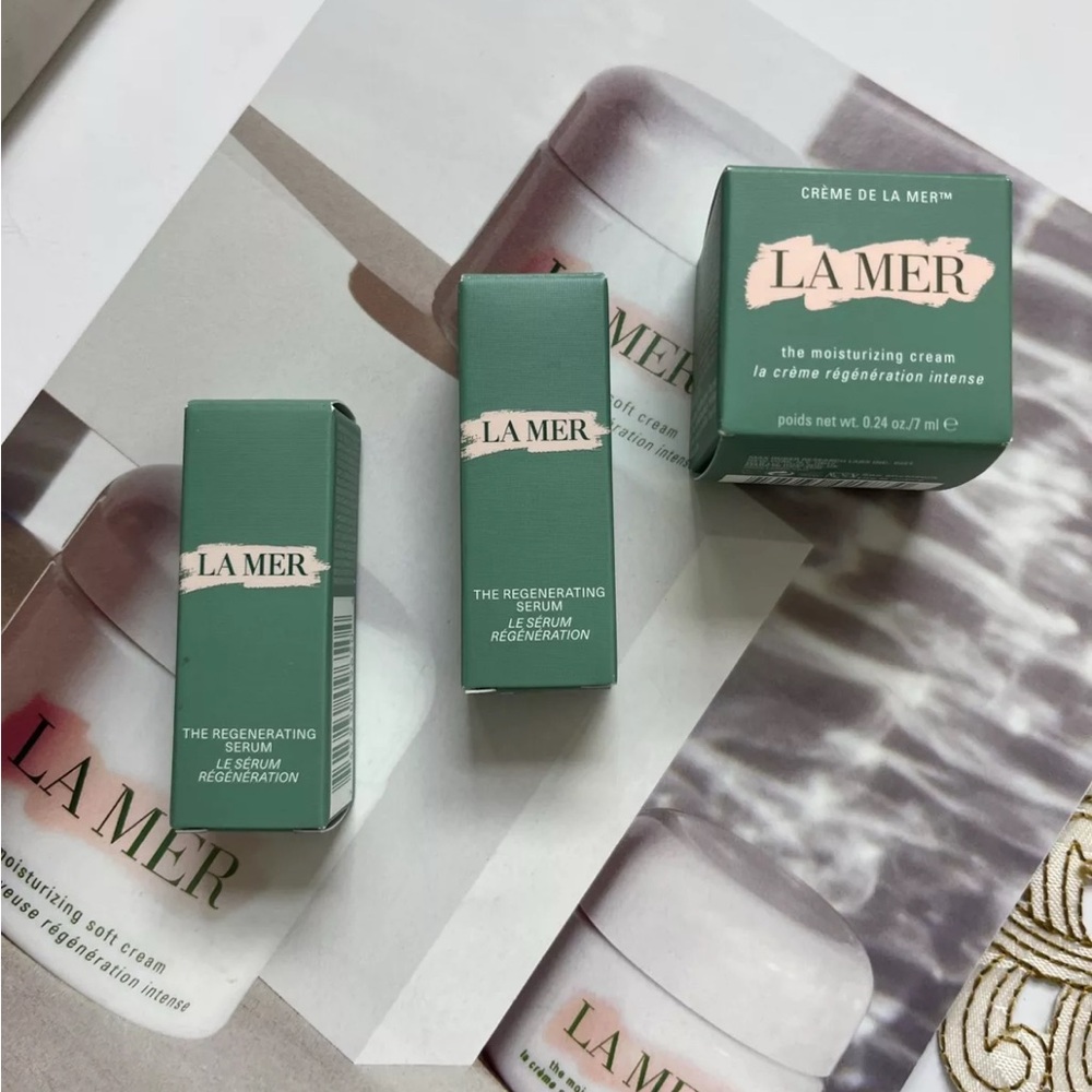 2X LA MER The Regenerating Serum 3ml (total 6ml) + Moisturizing Cream 7ml